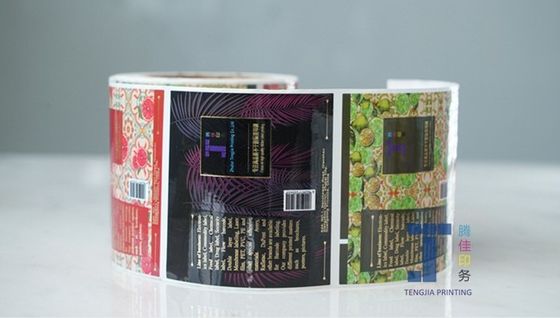 Customized Hot Stamping Label PVC Self Adhesive Sticker Labels Strong Adhesive
