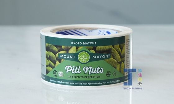 Food Package Sticker With UV Coating