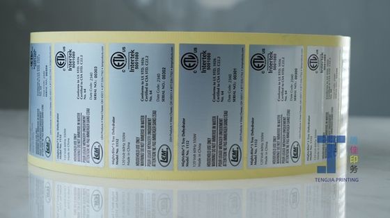 Indoor Outdoor Custom Metallic Labels