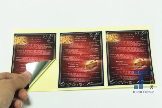 Silver Gold Metallic Sticker Labels UV Resistant