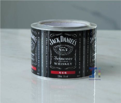 Matte Personalized Mini Wine Bottle Labels Rolls Sheets Packaging