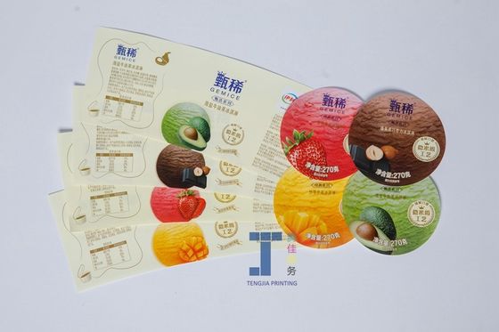 Customizable In Mold Labels Digital Printed Label  0.02mm To 0.25mm Thickness
