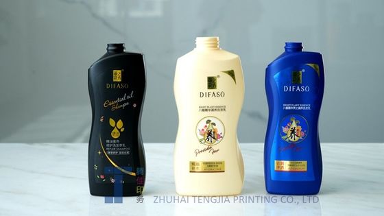 Offset Printing In Mould Labels PP Plastic Shampoo Bottle Stickers