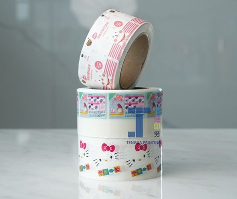 Screen Printed Cosmetic Bottle Sticker Personalised Rectangle Stickers