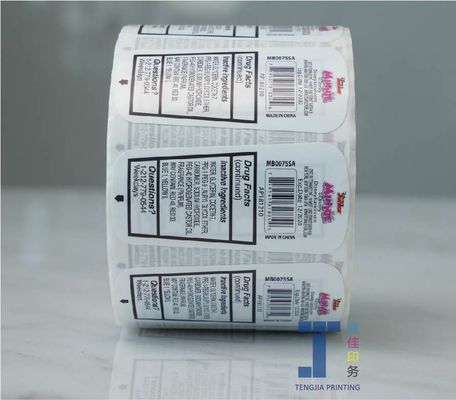 Offset Printed Embossed Sticker Labels Roll Packing Debossed Nameplates Tags