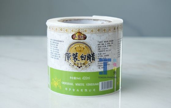 Customization Food Business Stickers Self Adhesive Food Labels Eco Friendly