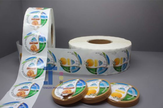 Non Adhesive Self Adhesive Ice Cream Pint Labels Easy To Tear