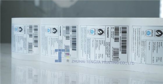 Protection Confirmation Tamper Proof Seal Stickers In CMYK Color