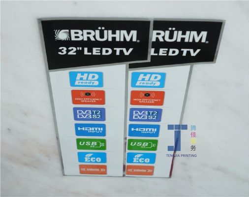Chemical Resistant Electronic Product Sticker With Customized Thickness Shape Options