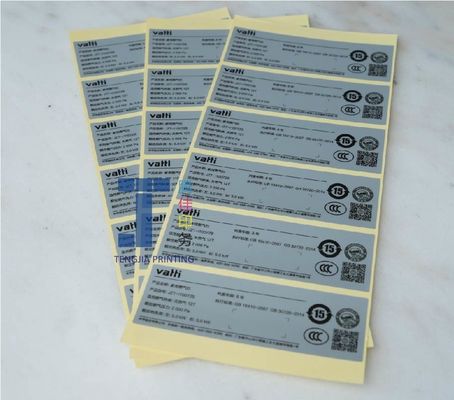 Customizable Size Electrical Warning Labels For Safety Notifications