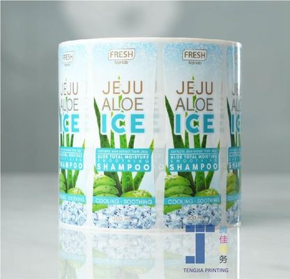 Exquisite Offset Printed Shampoo And Conditioner Bottle Labels