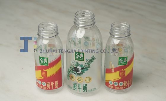 OEM Rectangle Printed Transparent Labels Permanent Adhesive For Bottles