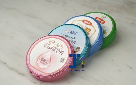 Glossy Round In Mould Labels For Durable Surface Finish And Unique Shape