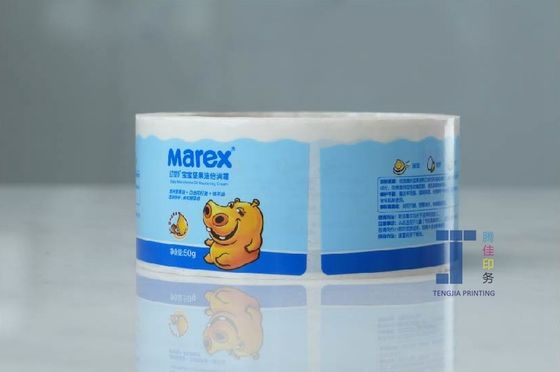 Offset Printing Kraft Paper Sticker Label Customized For Packaging