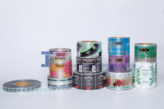Pantone Color Transparent Self Adhesive Labels  Cosmetic Packaging Labels